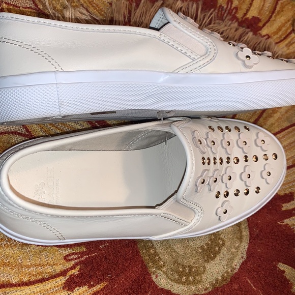 Coach Chrissy floral Rivets NAP sneakers size 7 - Picture 8 of 10